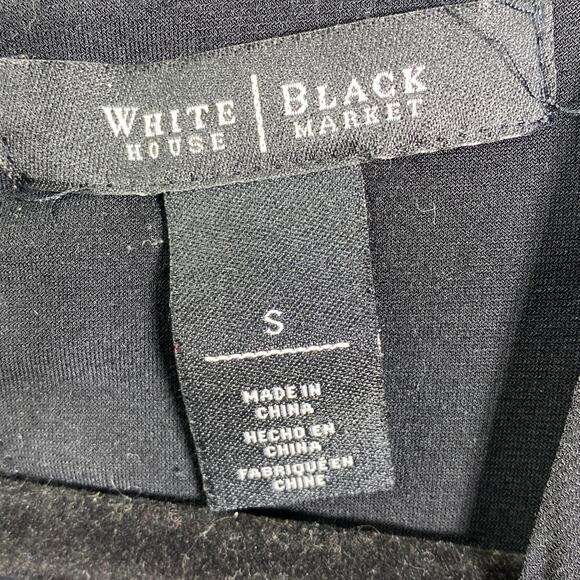 White House Black Market High-Neck Draped Mini Dress S Wedding Goth Egirl - Picture 6 of 13